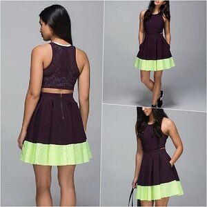 Lululemon Casual Lightweight Mini Dress Purple Berry 4 NWOT